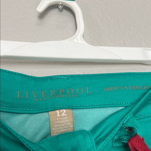 NWT Liverpool Sadie’s Straight Kelly Green Pants Size 12 – Chic preppyWorkwear!” - Picture 6 of 11